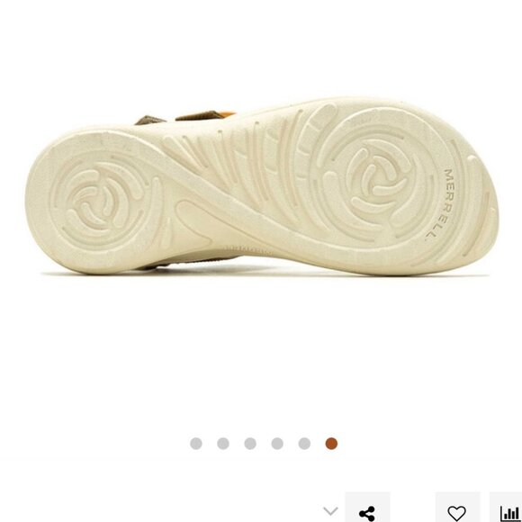 Merrell District 4 Backstrap khaki, Tony, Pappas Women's Sandals sz 7 - Picture 12 of 12